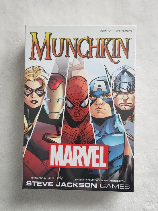 Marvel Other - NEW SEALED Munchkin Marvel Card Game Steve Jackson Games USAopoly 2016
